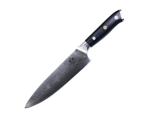 MRK PRESTIGE Damascus Chef Knife, Japanese VG-10 Stainless Steel 8 inch Chef's Knife, Professional Damascus Kitchen Knife
